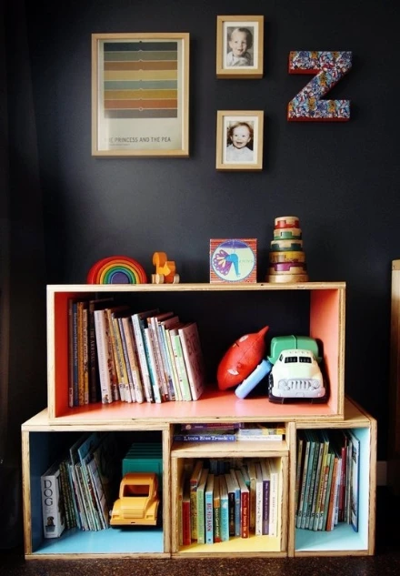 10 remek ötlet gyerekkönyvek tárolására