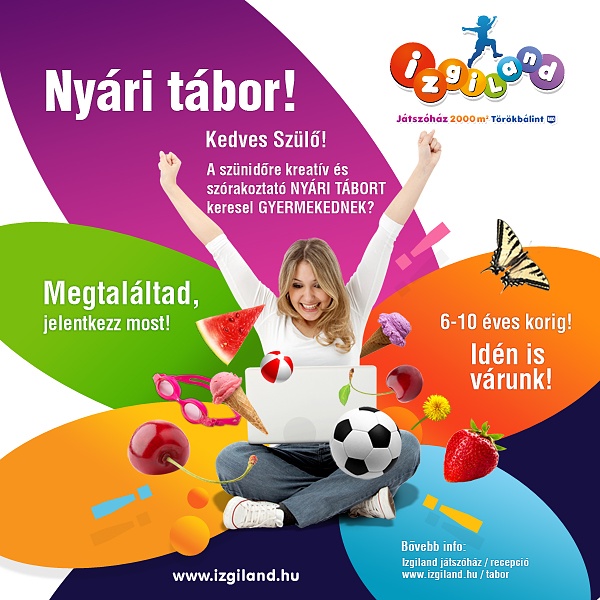 Népszerű játszó- és kézműves tábor az Izgiland-ben!