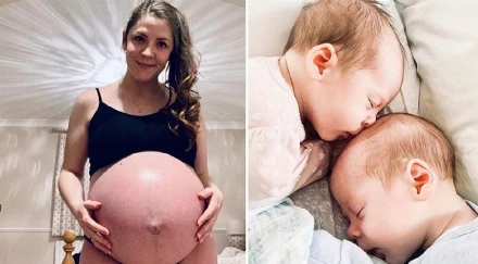 Szívszorító: Úgy hordta ki hármas ikreit, hogy tudta, egyikük halott