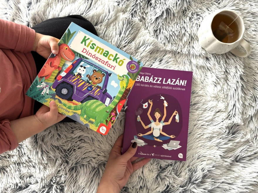 Babázz lazán és Kismackó Dinószafari #gyereknevelés #ajánló #könyv #babavárás #könyvajánló