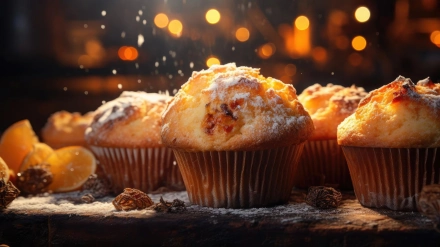 Ünnepi narancsos-csokis muffin