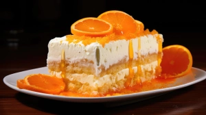 Sütés nélküli narancstorta 